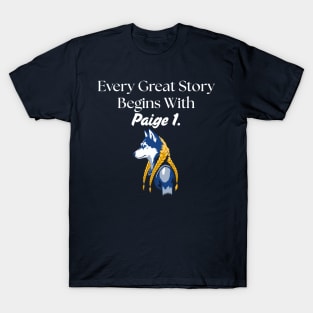 Every Great Story Begins With Paige 1 Shirt Youth Women Kids Paige bueckers wnba draft outfit Youth Jersey Merch T-Shirt